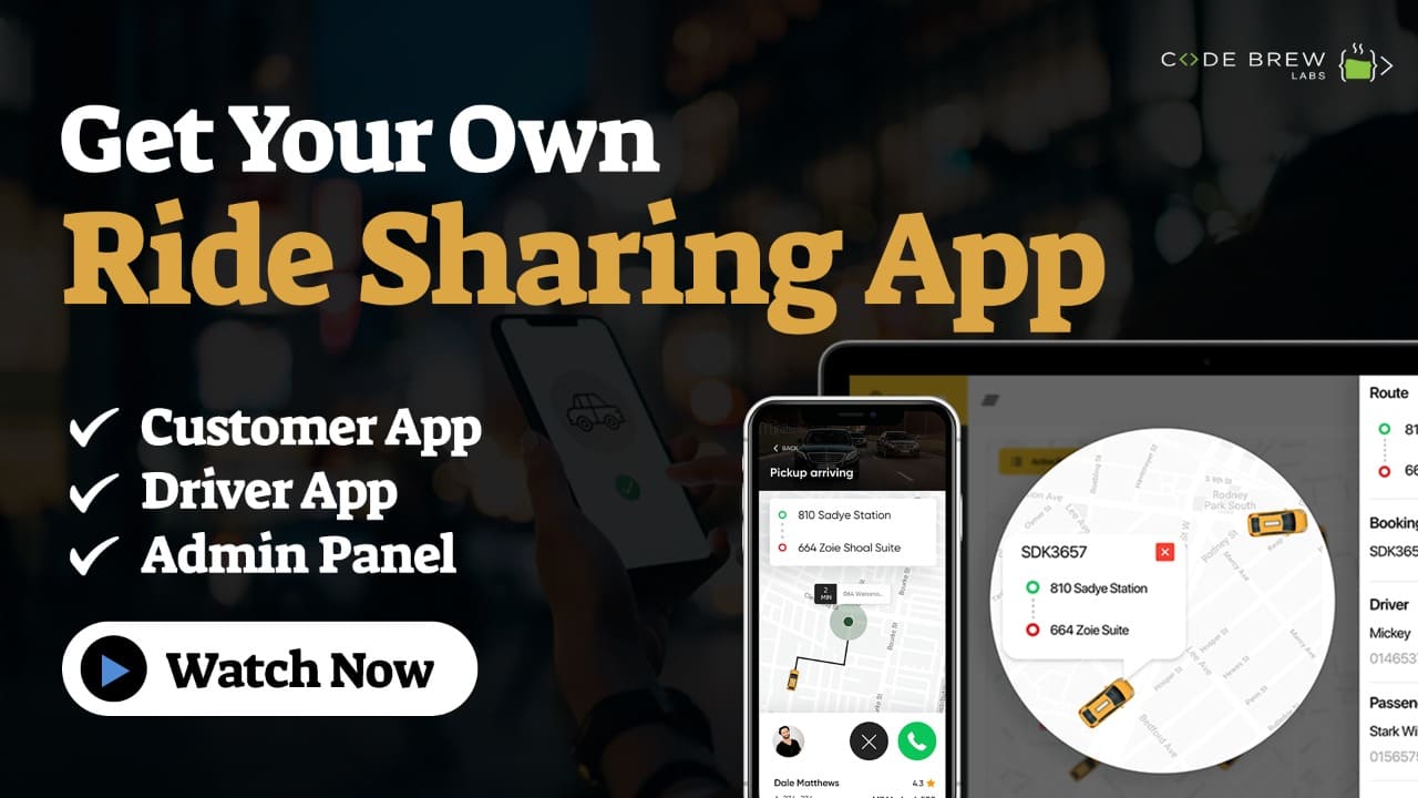 White Label Taxi App – Live Demo